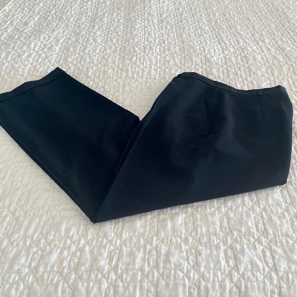 Y2K Black Jones New York Single Pleat Trousers with Cuffs Size 14 - Picture 2 of 9